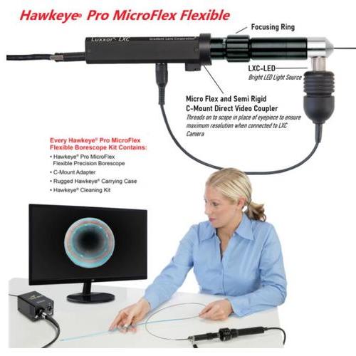 Hawkeye Pro MicroFlex 柔性管道镜/内窥镜 0.020 – .059" 直径（0.5 – 1.5 毫米直径）