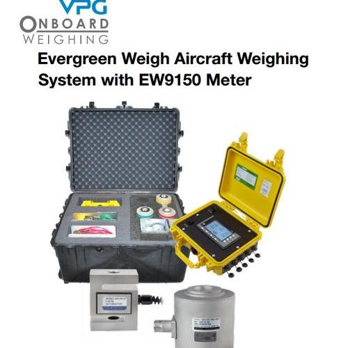 VPG Evergreen Weigh飞机称重系统，带EW9150仪表