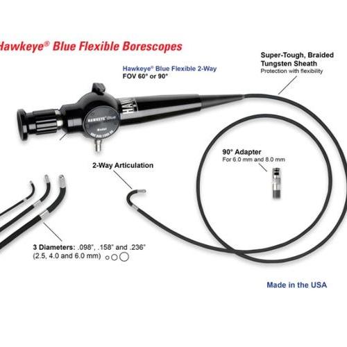 Hawkeye 蓝色柔性内窥镜（直径 2.5 – 6.0 毫米）