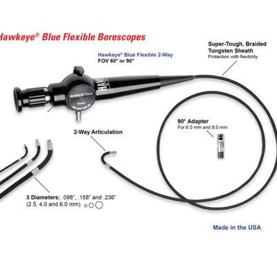 Hawkeye 蓝色柔性内窥镜（直径 2.5 – 6.0 毫米）